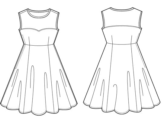 Ava Dress & Blouse PDF - Victory Patterns
