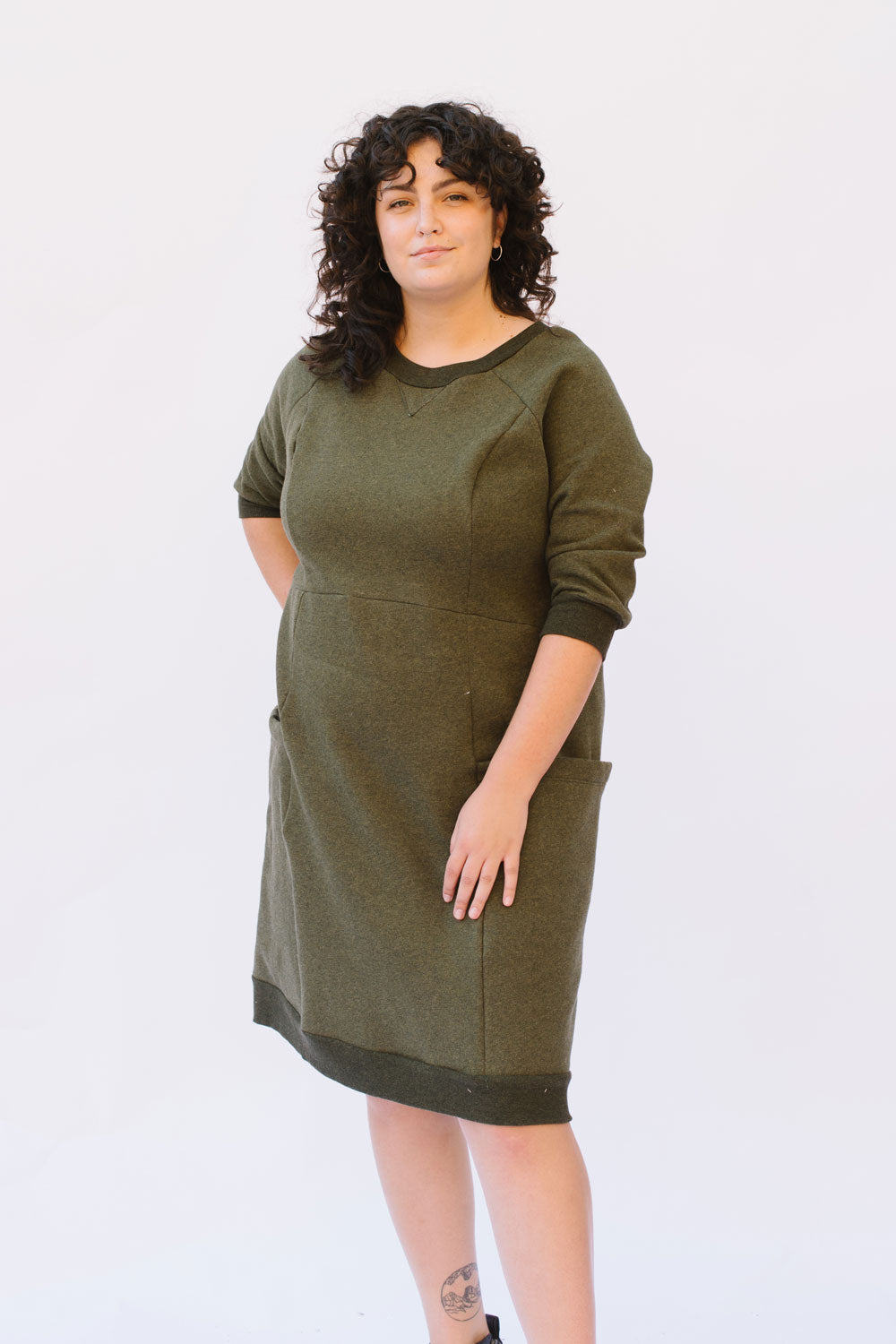 Lola Sweater Dress - 14-30 - PDF - Victory Patterns