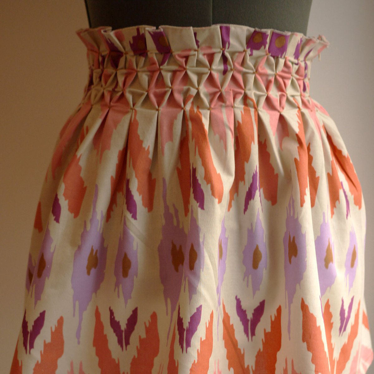 The Smocked Honeycomb Skirt Tutorial