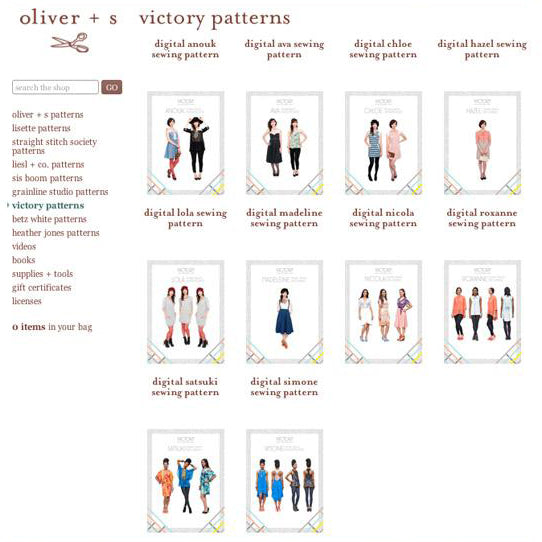 Victory Patterns on Oliver and S Site