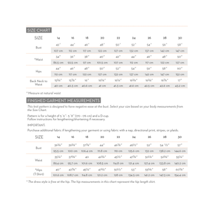 Frances Modular T-shirt and Dress PDF - Sizes 14-30 - Victory Patterns