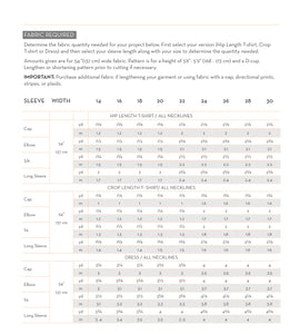 Frances Modular T-shirt and Dress PDF - Sizes 14-30 - Victory Patterns