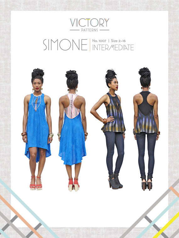 Simone Dress and Tank Top - PDF - Victory Patterns