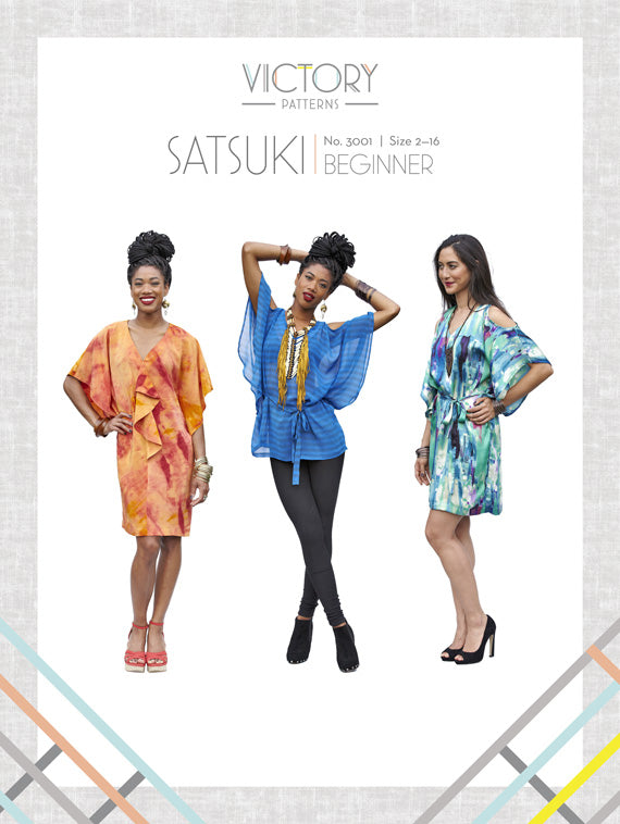 Satsuki Dress & Blouse  - Paper - Victory Patterns