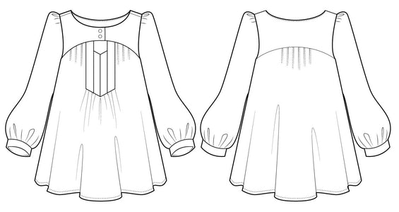 Anouk Dress & Tunic - PDF - Victory Patterns