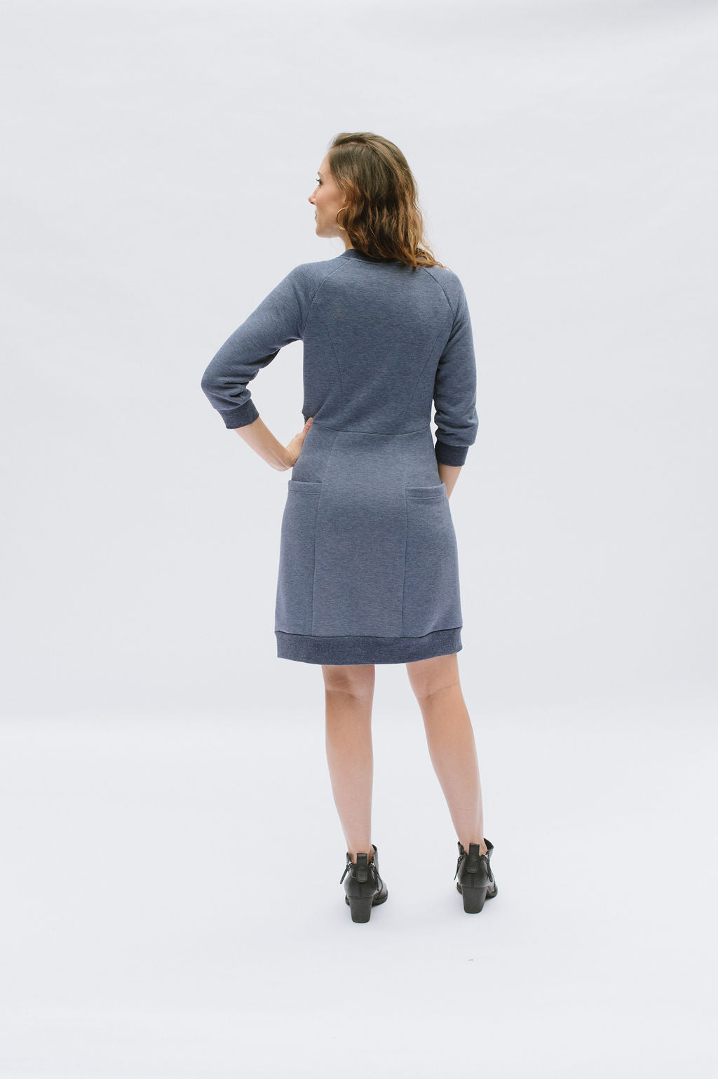 Lola Sweater Dress - Paper - Victory Patterns
