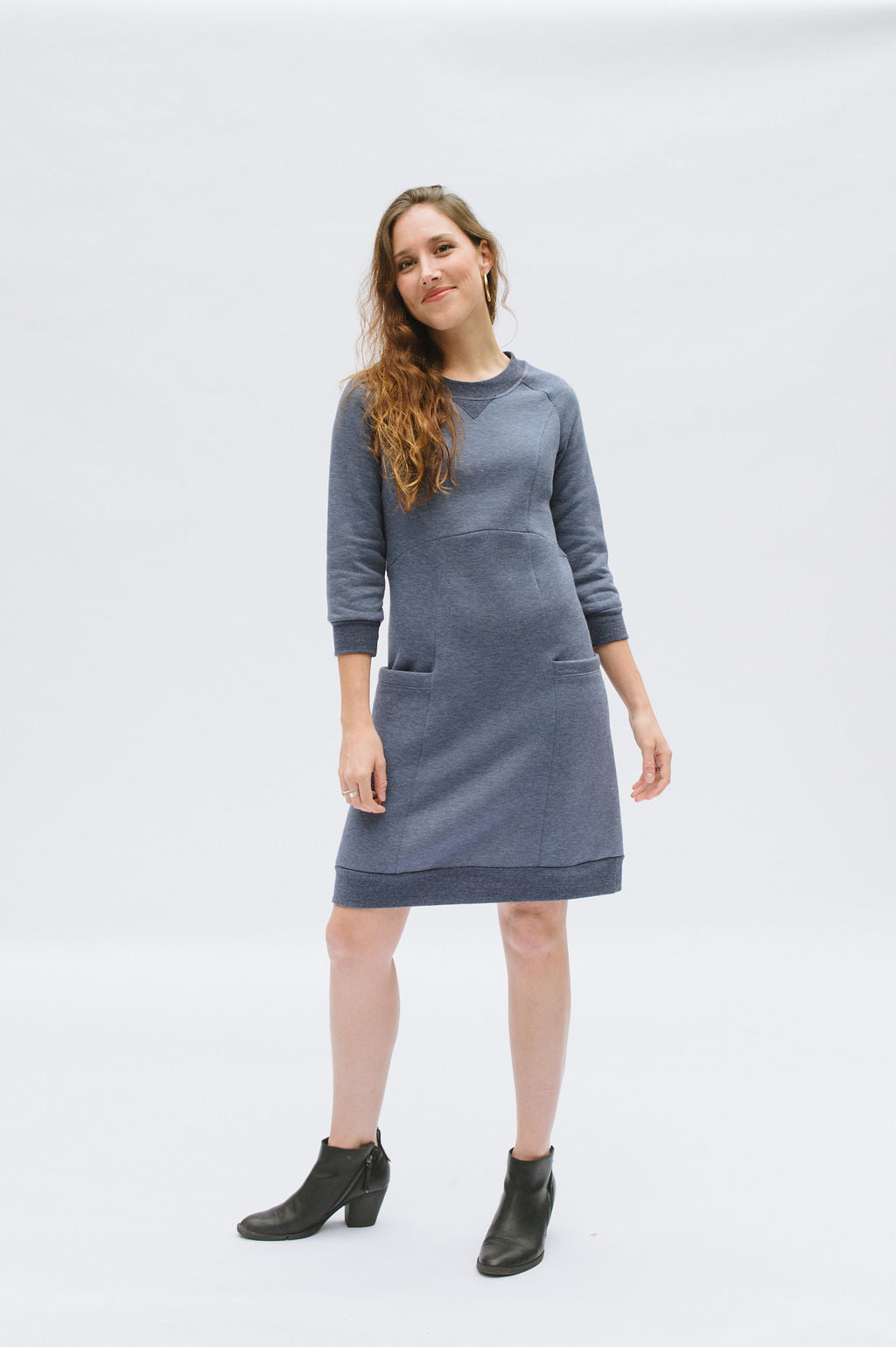 Lola Sweater Dress - Paper - Victory Patterns