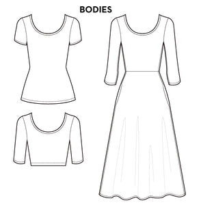 Frances Modular T-shirt & Dress PDF - Victory Patterns