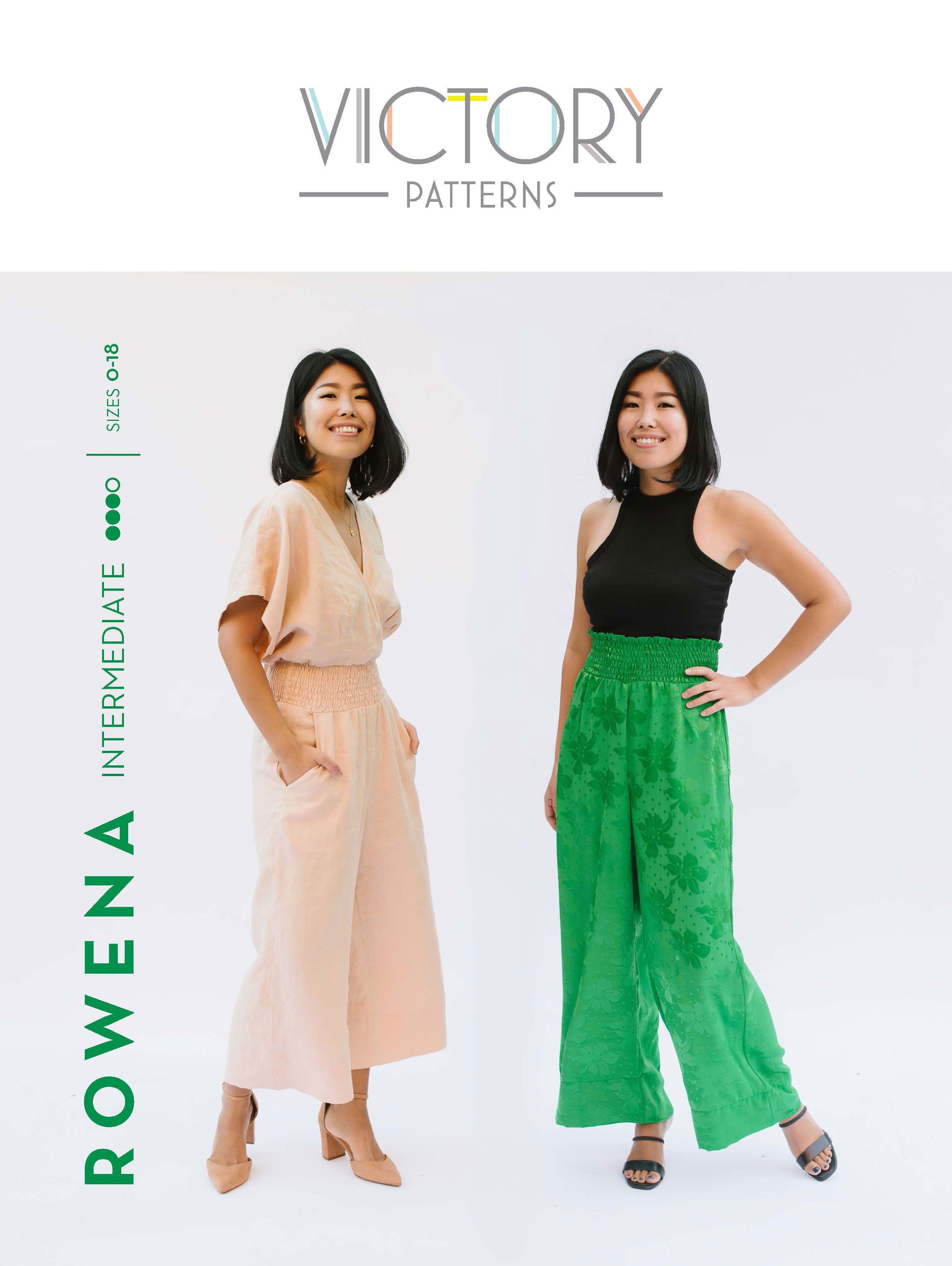 Rowena Jumpsuit & Pants - Size 0-18 - PDF - Victory Patterns