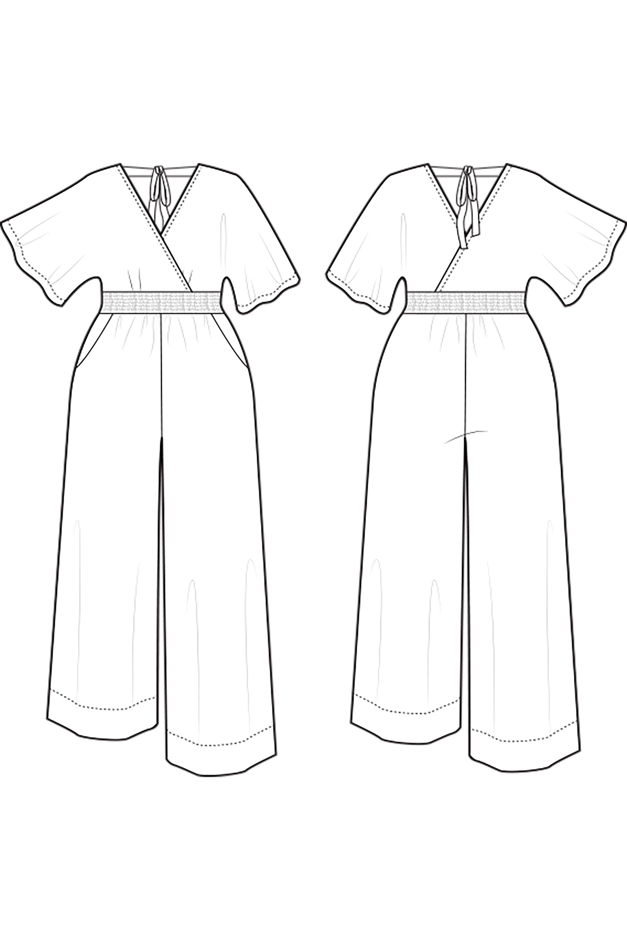 Rowena Jumpsuit & Pants - Size 14-30 - PDF - Victory Patterns