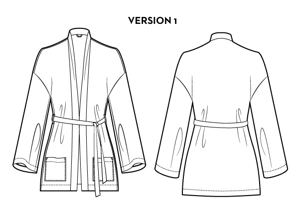 Samara Robe & Cardigan PDF - Victory Patterns