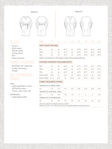 Satsuki Dress & Blouse - PDF - Victory Patterns