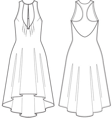 Simone Dress and Tank Top - PDF - Victory Patterns