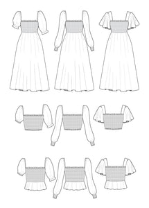 Sofia Dress & Top 0-18 - PDF - Victory Patterns