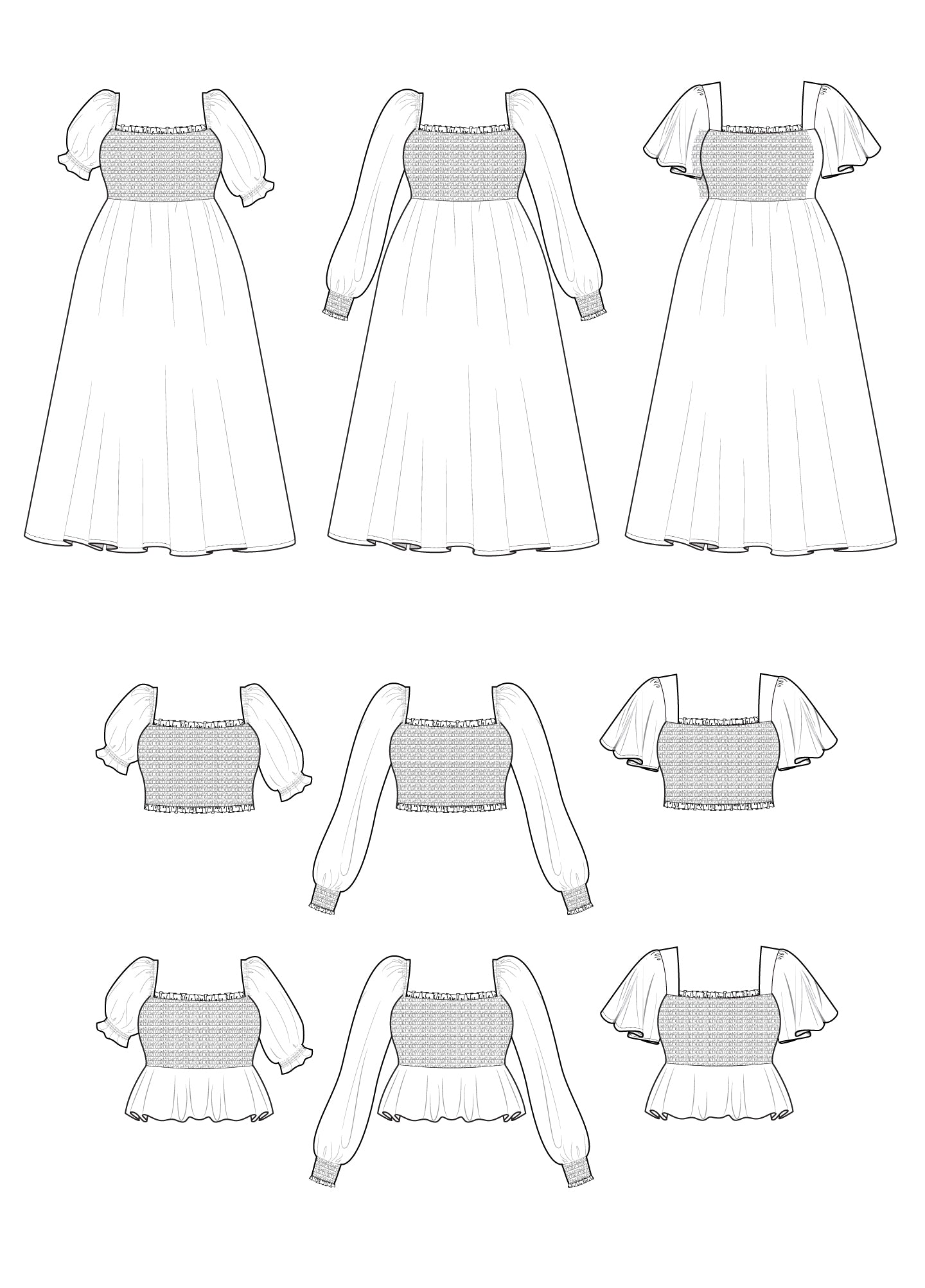 Sofia Dress & Top 14-30 - PDF - Victory Patterns