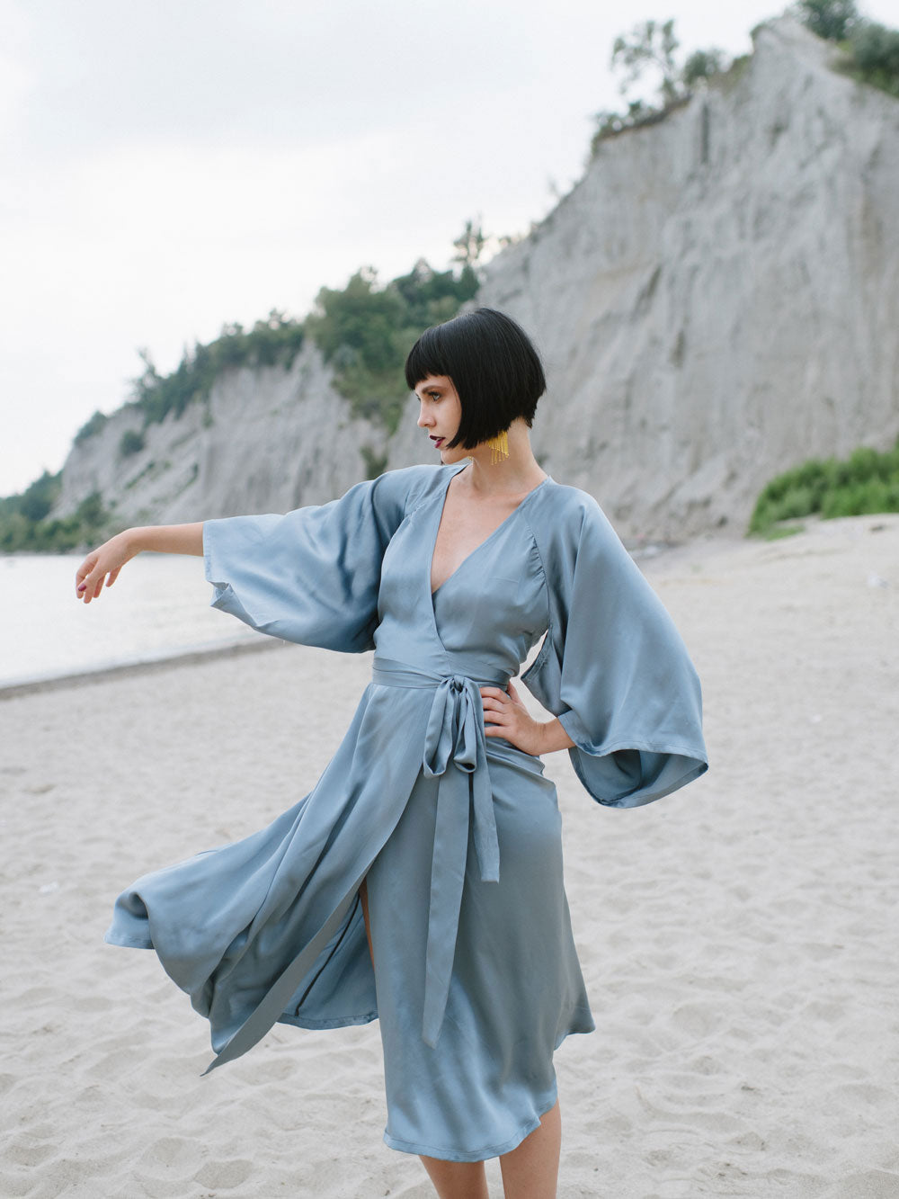 classic wrap dress pattern wrap-around dress