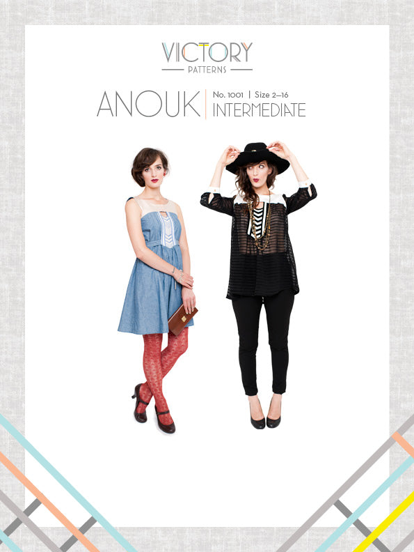 Anouk Dress & Tunic - PDF - Victory Patterns