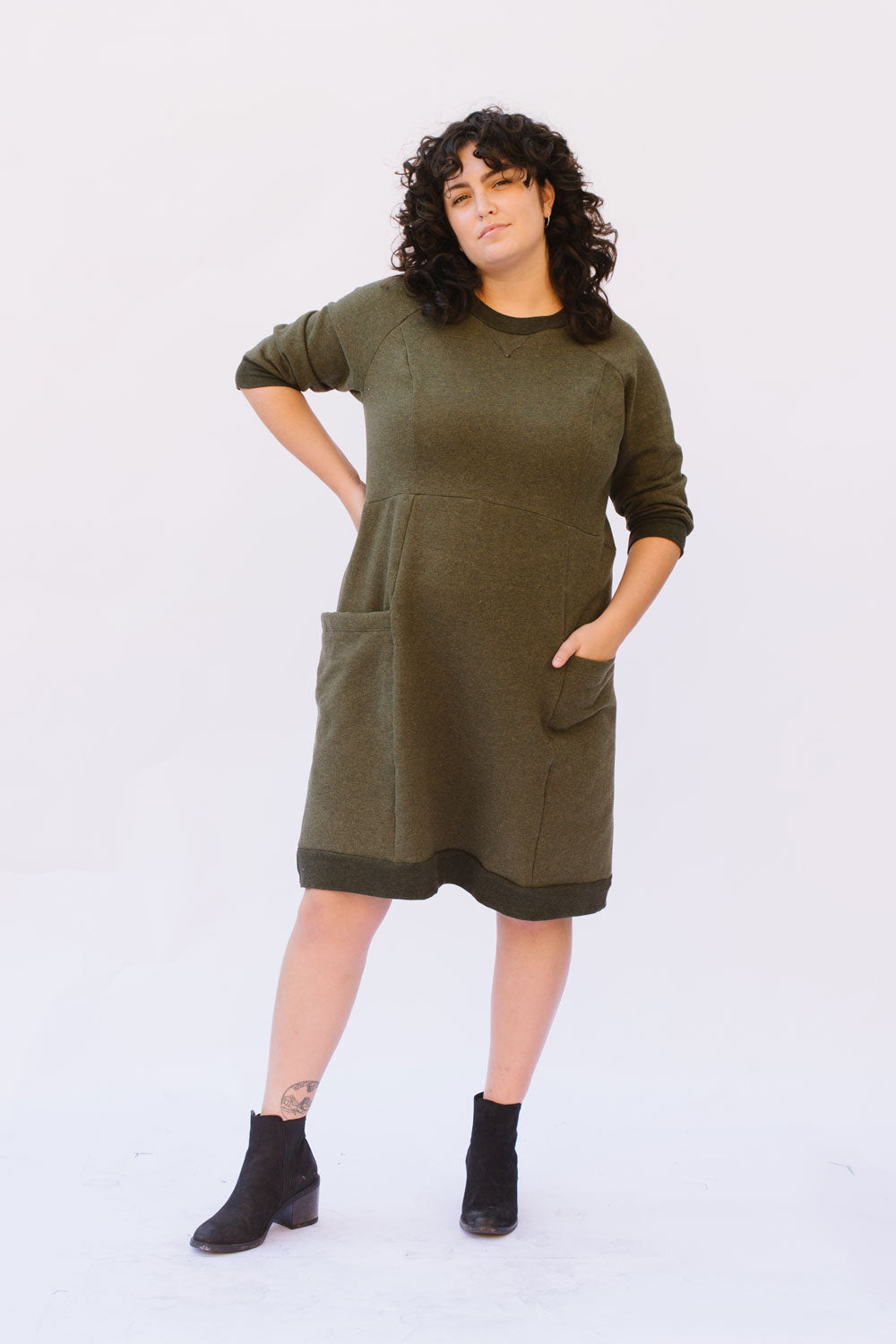 Lola Sweater Dress - 14-30 - PDF - Victory Patterns