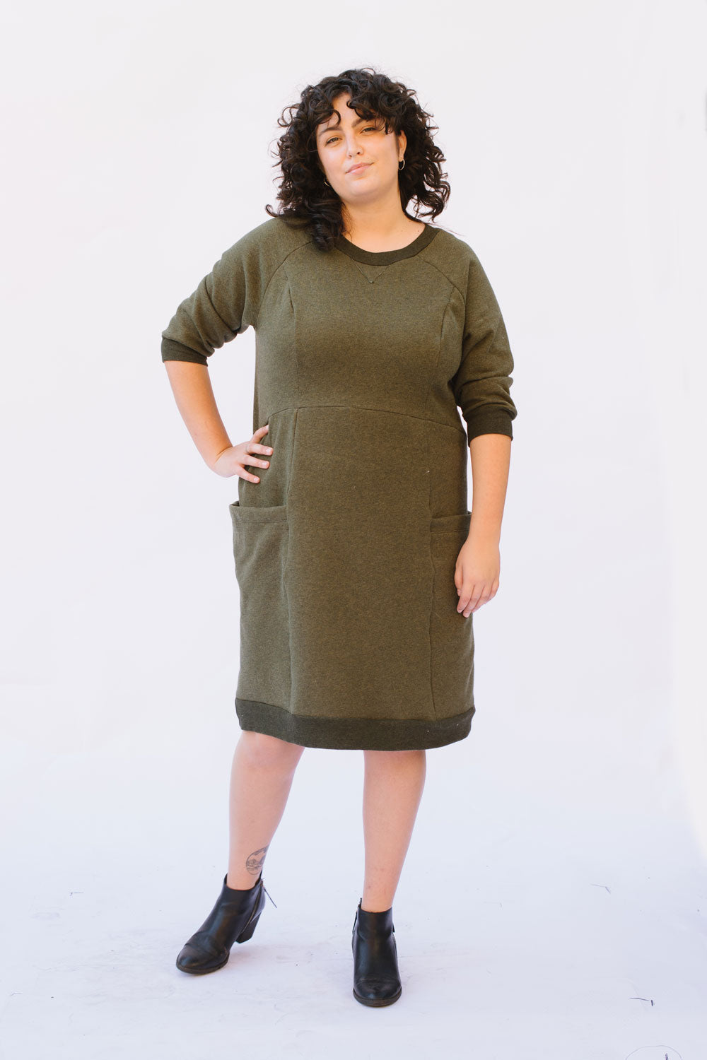 Lola Sweater Dress - 14-30 - PDF - Victory Patterns